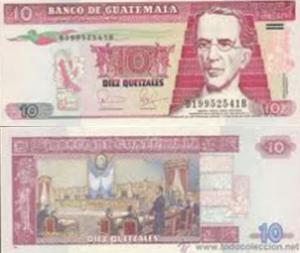 Billete de diez quetzales