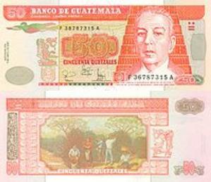 Billete de cincuenta quetzales