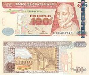 Billete de cien quetzales