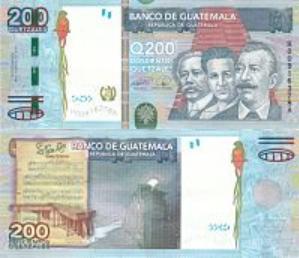 Billete de doscientos quetzales