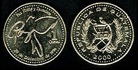 Moneda de un quetzal